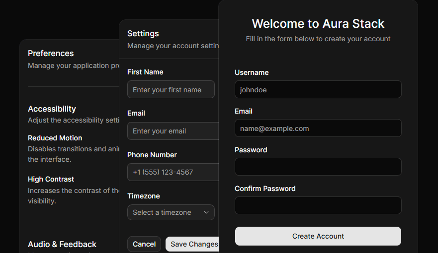 Integrations Dark